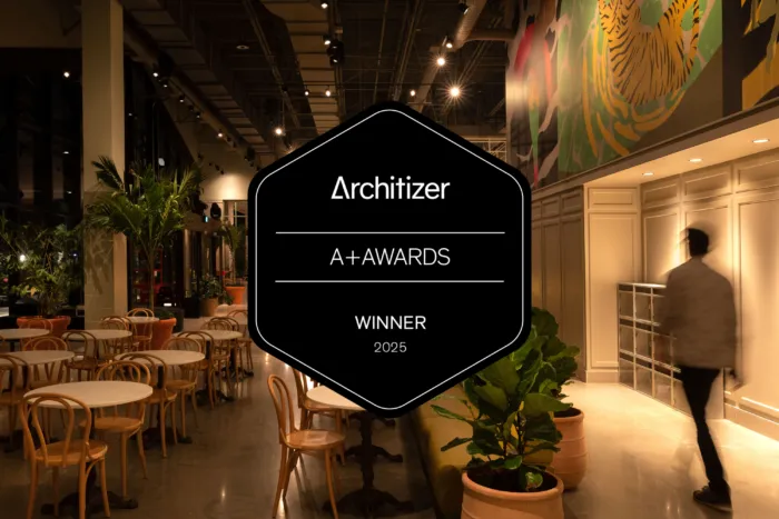 Le Fou Fou awarded Jury Prize at the 2025 Architizer A+Awards!