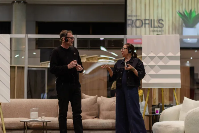 LemayMichaud conference at Expo Design 2025, Québec City.